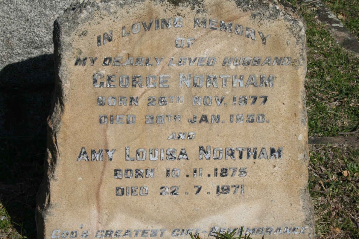 NORTHAM George 1877-1950 &amp; Amy Louisa 1875-1971