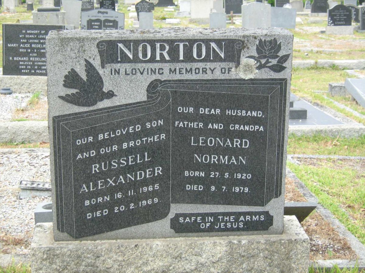 NORTON Leonard Norman 1920-1979 :: NORTON Russell Alexander 1965-1969