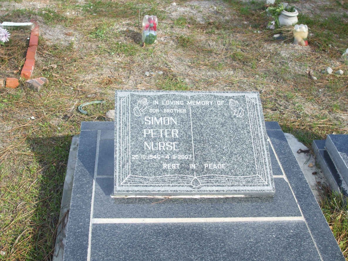 NURSE Simon Peter 1946-2007