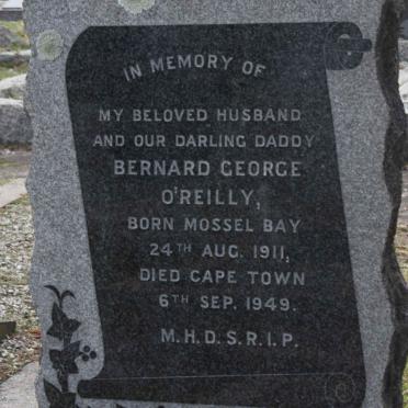O'REILLY Bernard George 1911-1949