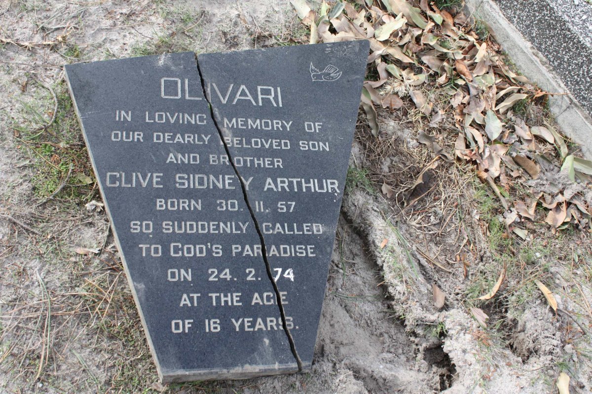 OLIVARI Clive Sidney Arthur 1957-1974