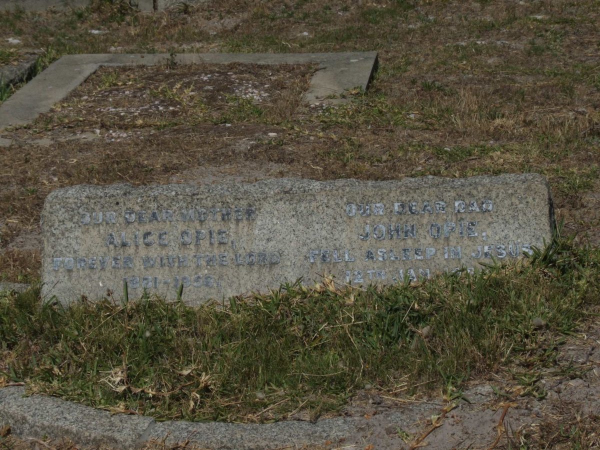 OPIE John -19?? &amp; Alice 1881-1956