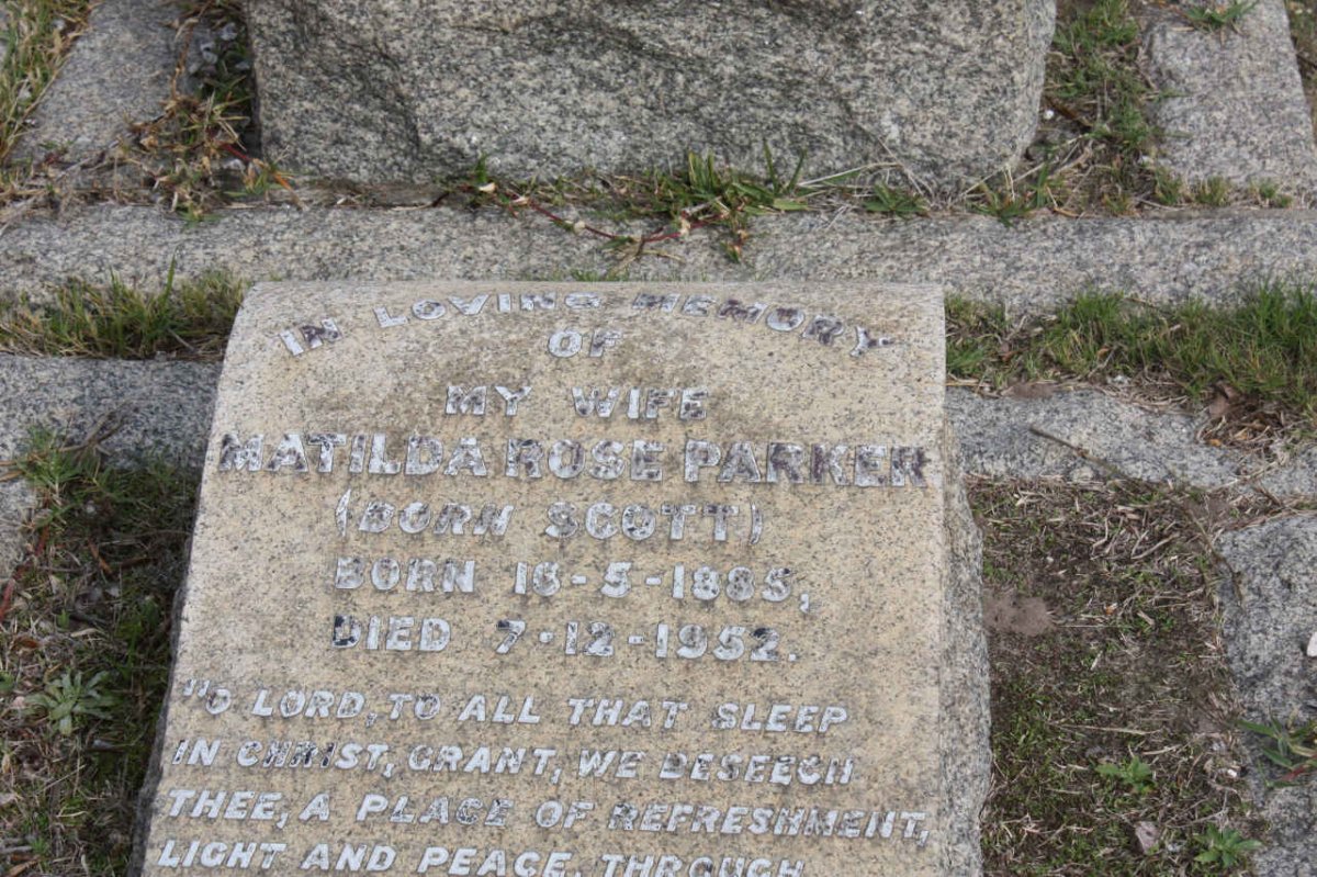 PARKER Matilda Rose nee SCOTT 1885-1952