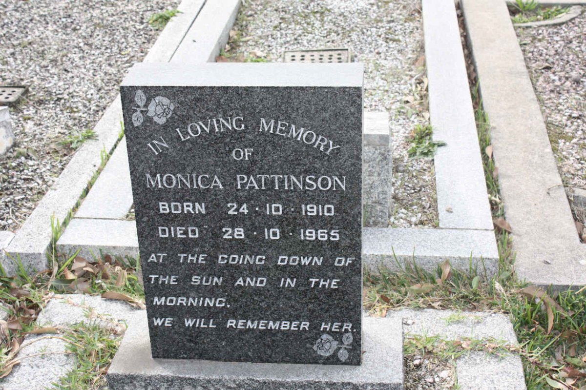 PATTINSON Monica 1910-1965