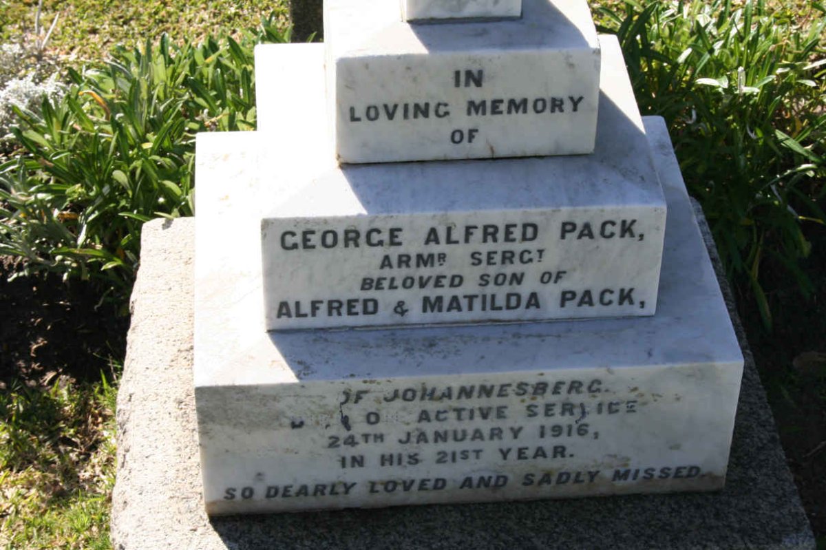 PACK George Alfred -1916