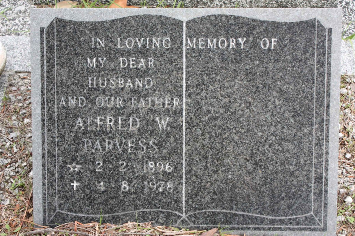 PARVESS Alfred W. 1896-1978