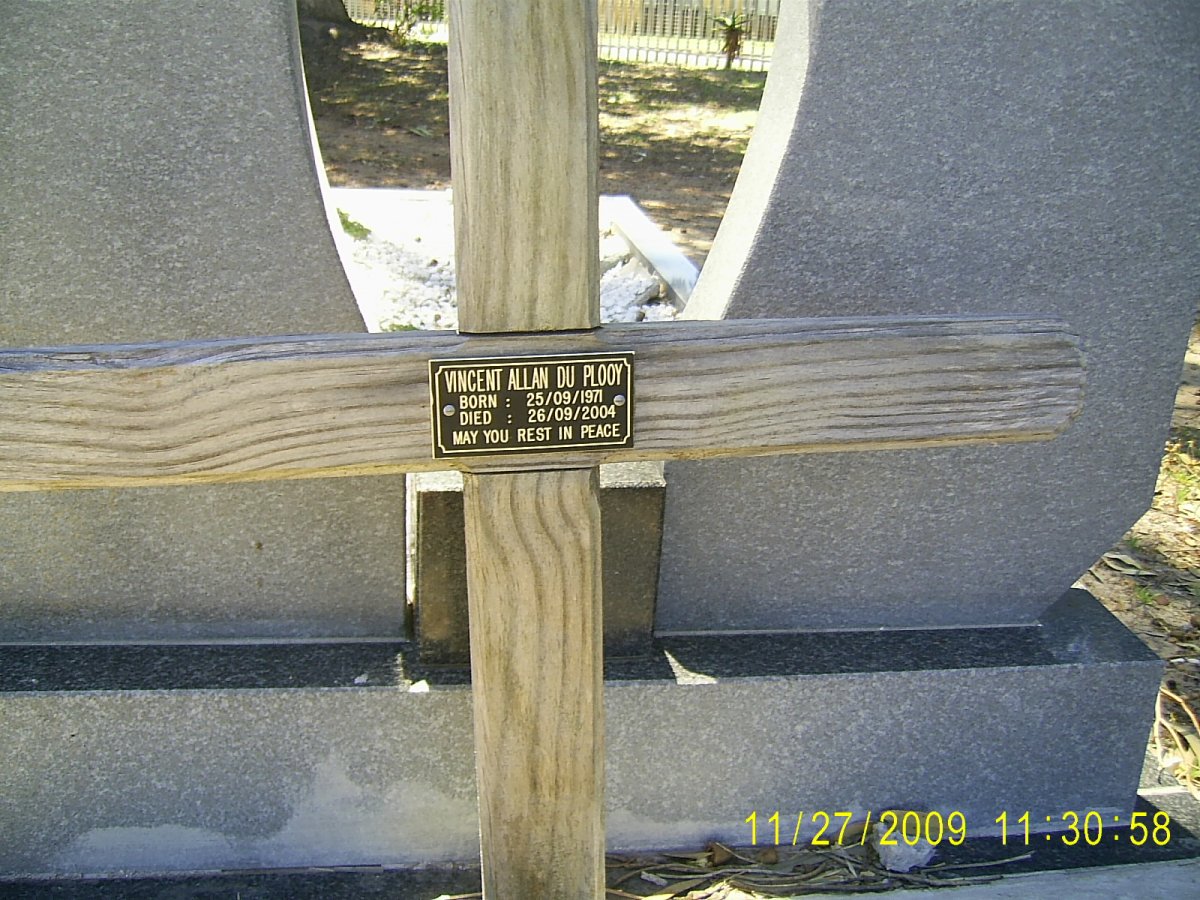PLOOY Vincent Allan, du 1971-2004
