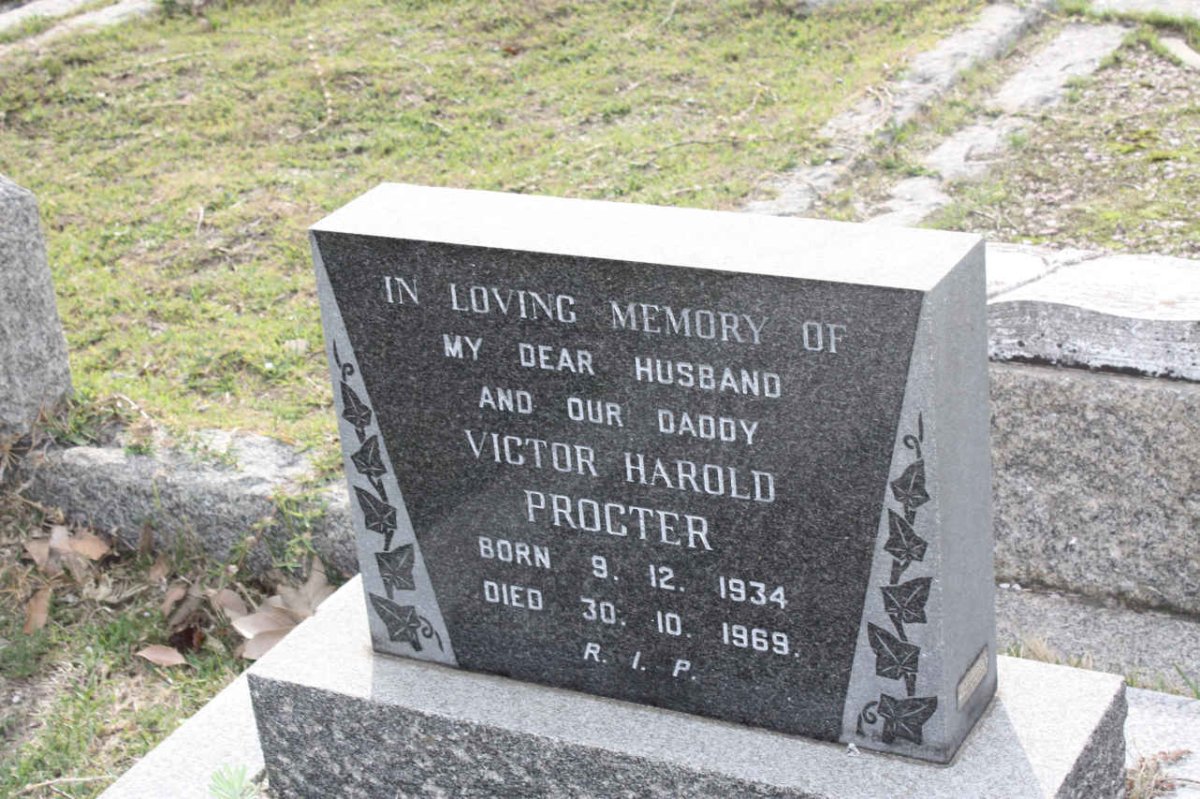 PROCTER Victor Harold 1934-1969