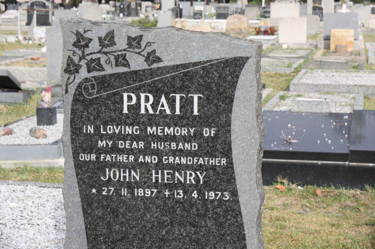 PRATT John Henry 1897-1973