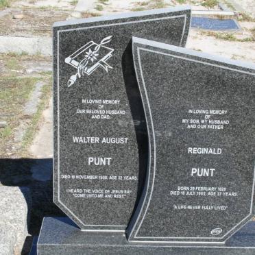 PUNT Walter August -1958 :: PUNT Reginald 1928-1965