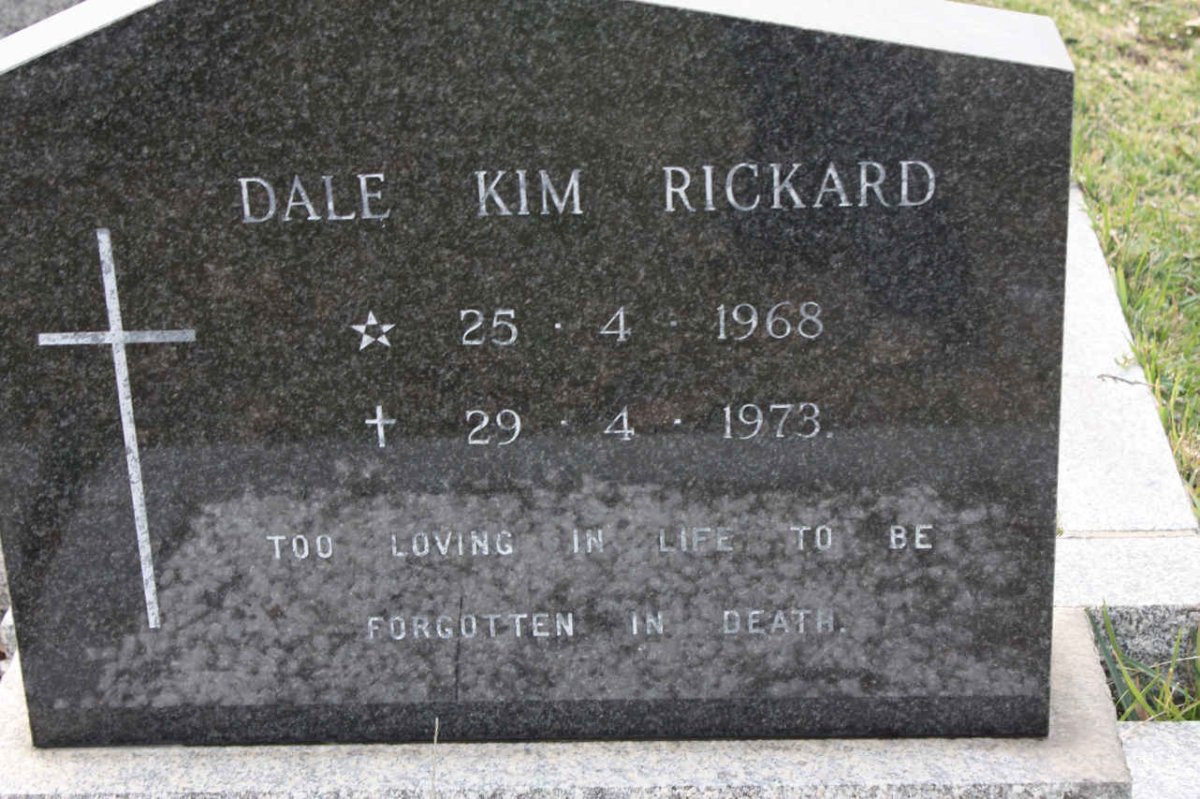 RICKARD Dale Kim 1968-1973