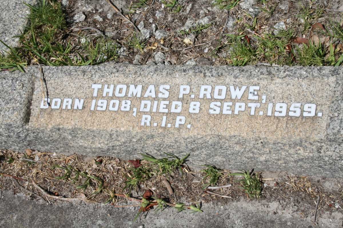 ROWE Thomas P. 1908-1959