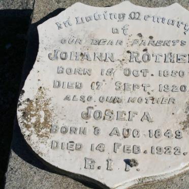 ROTHER Johann 1850-1920 &amp; Josef A. 1849-1922
