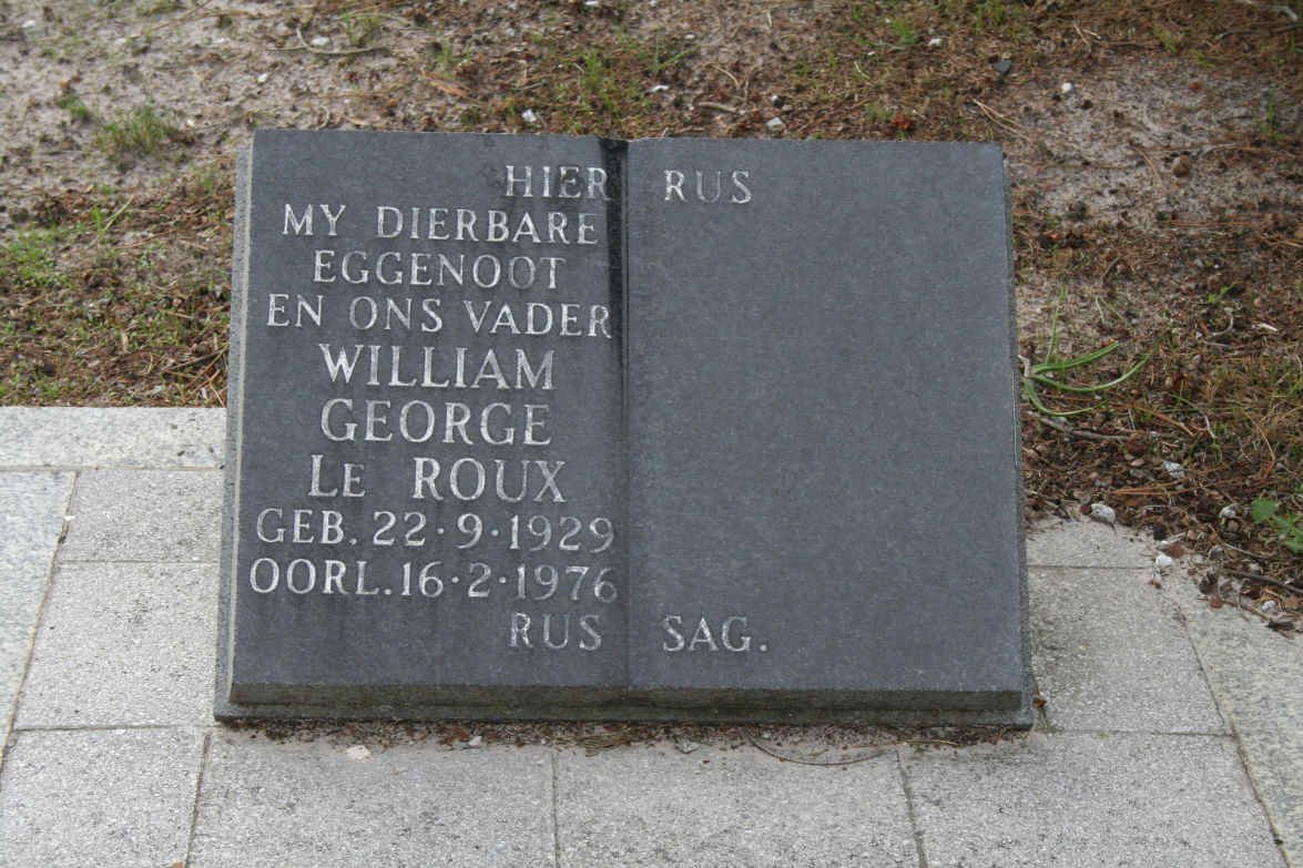ROUX William George, le 1929-1976