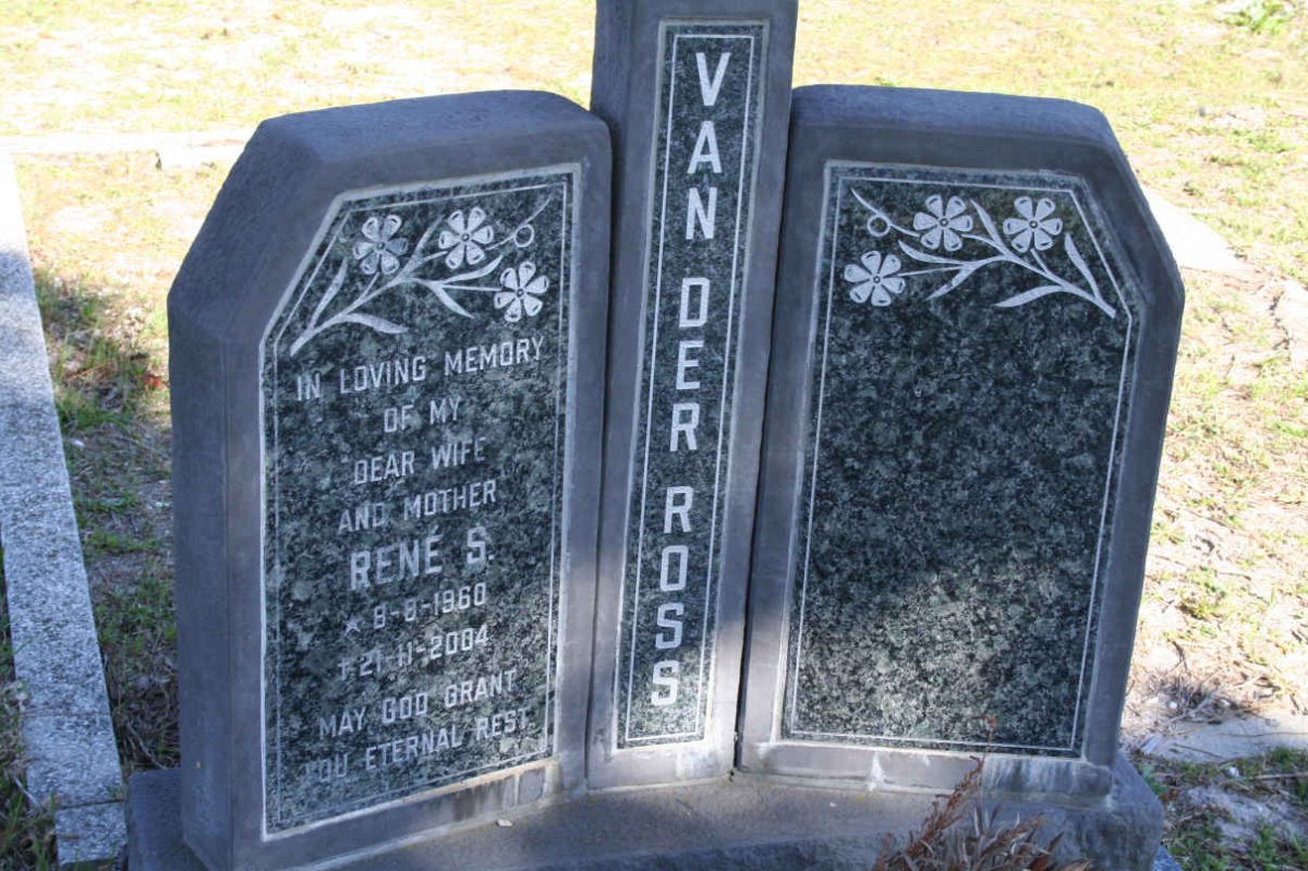 ROSS René S., van der 1960-2004