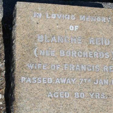 REID Blanche nee BORCHERDS -1963