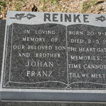 REINKE Johan Franz 1958-1990