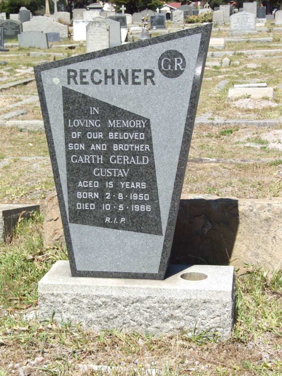 RECHNER Garth Gerald Gustav 1950-1966