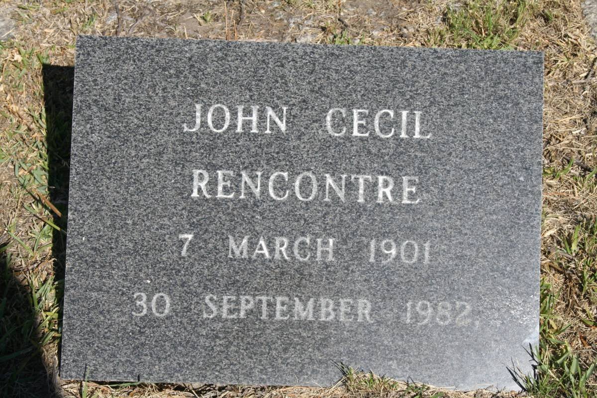 RENCONTRE John Cecil 1901-1982
