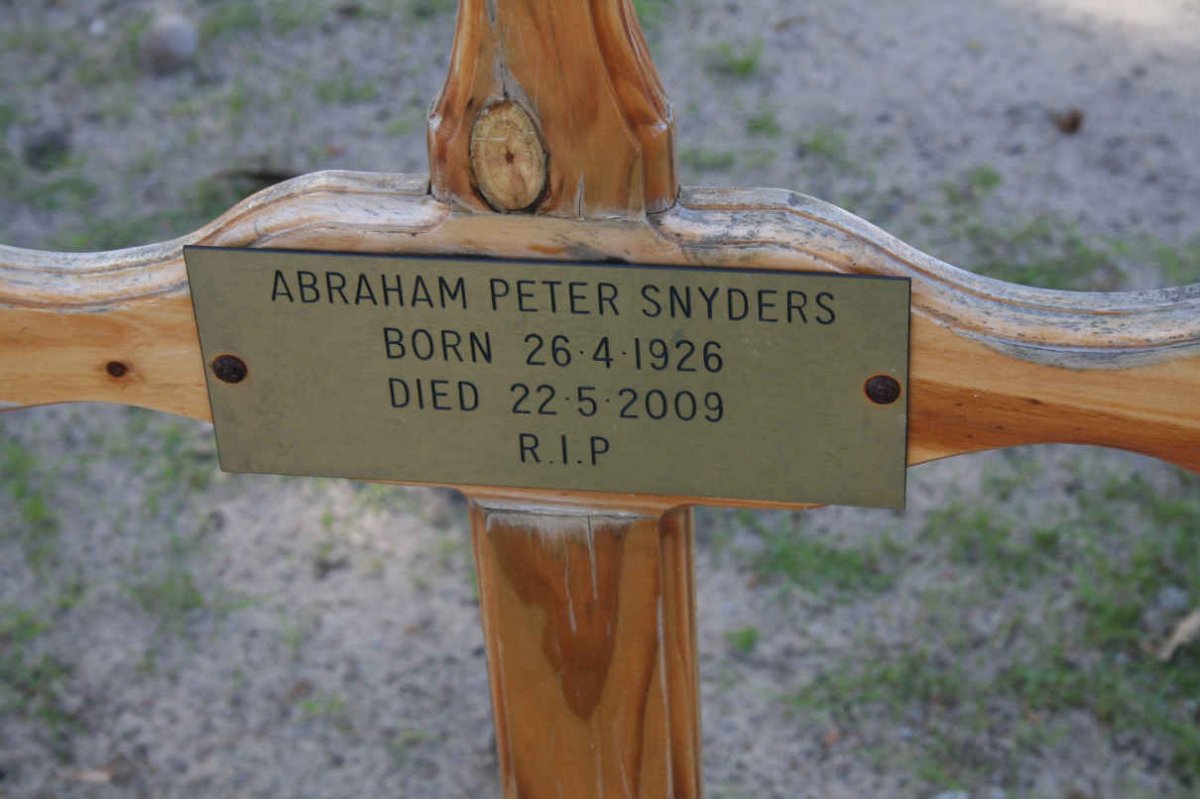 SNYDERS Abraham Peter 1926-2009