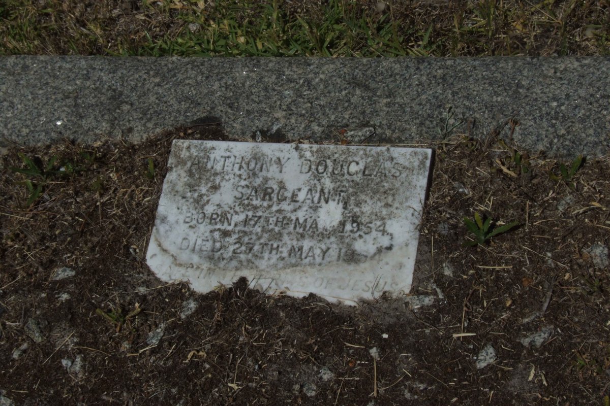 SARGEANT Anthony Douglas 1954-1954