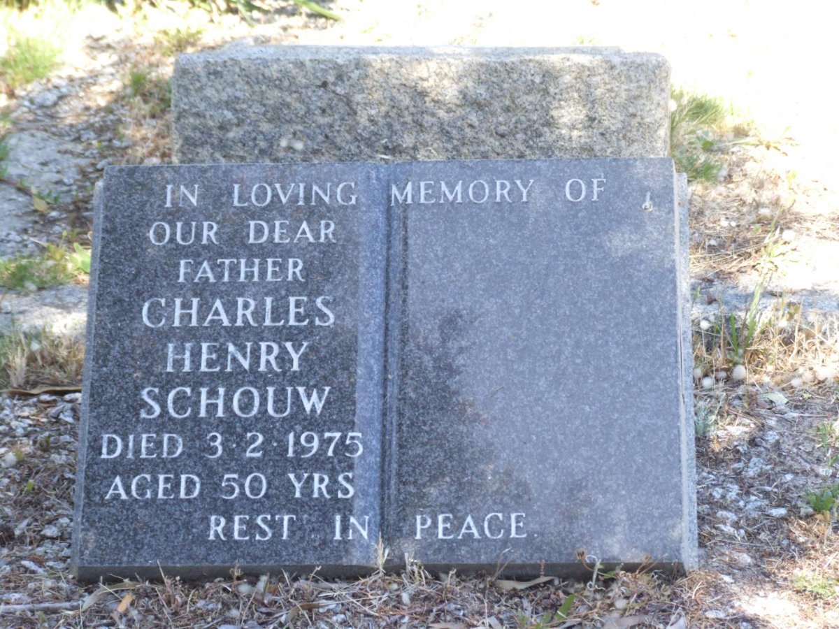 SCHOUW Charles Henry -1975