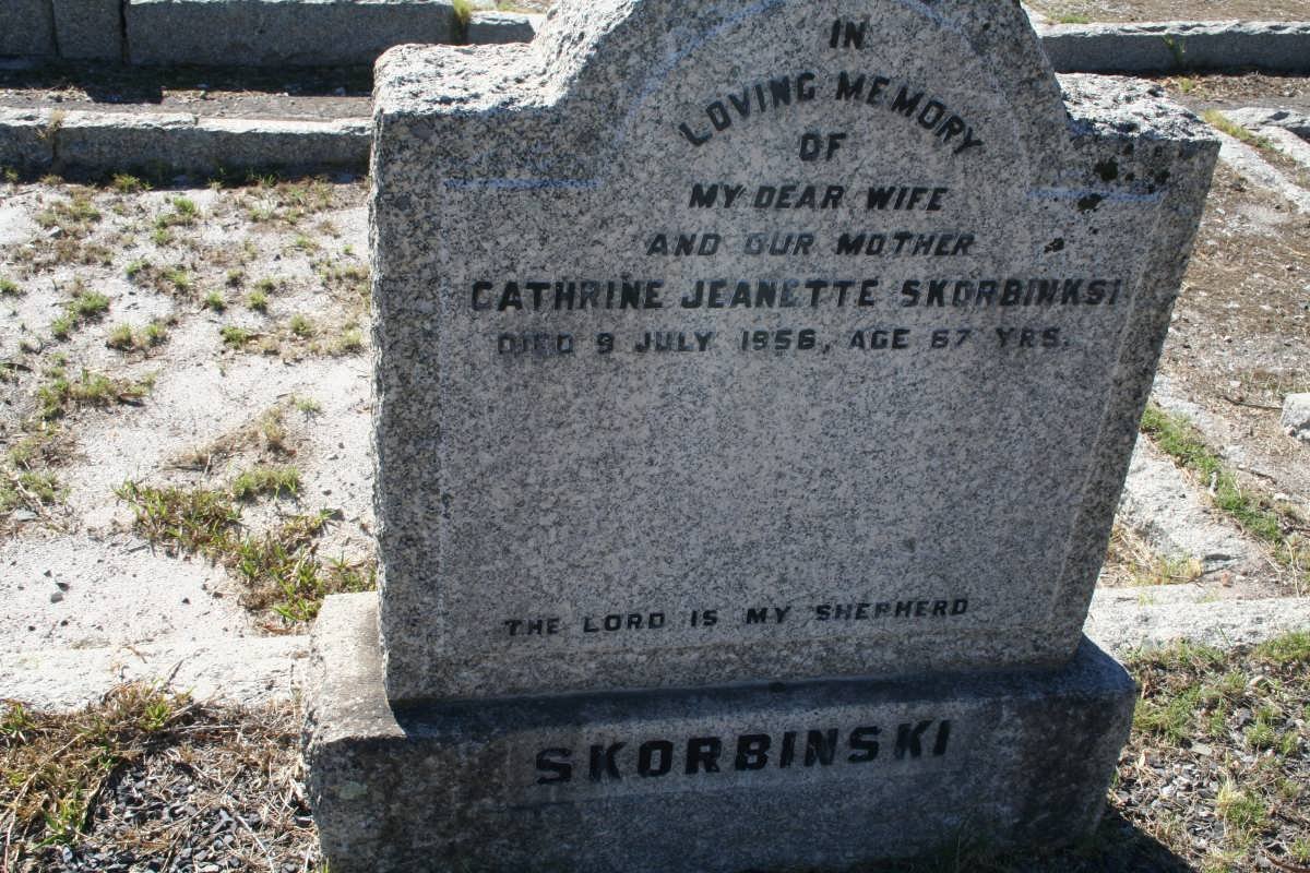 SKORBINKSI Cathrine Jeanette -1956