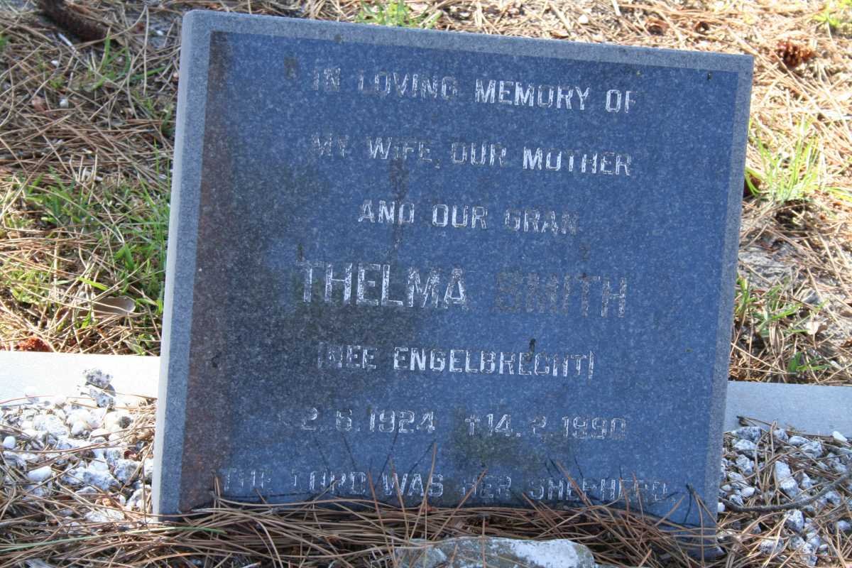 SMITH Thelma nee ENGELBRECHT 1924-1990