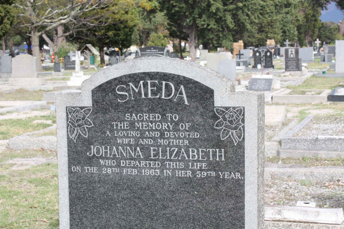 SMEDA Johanna Elizabeth -1963