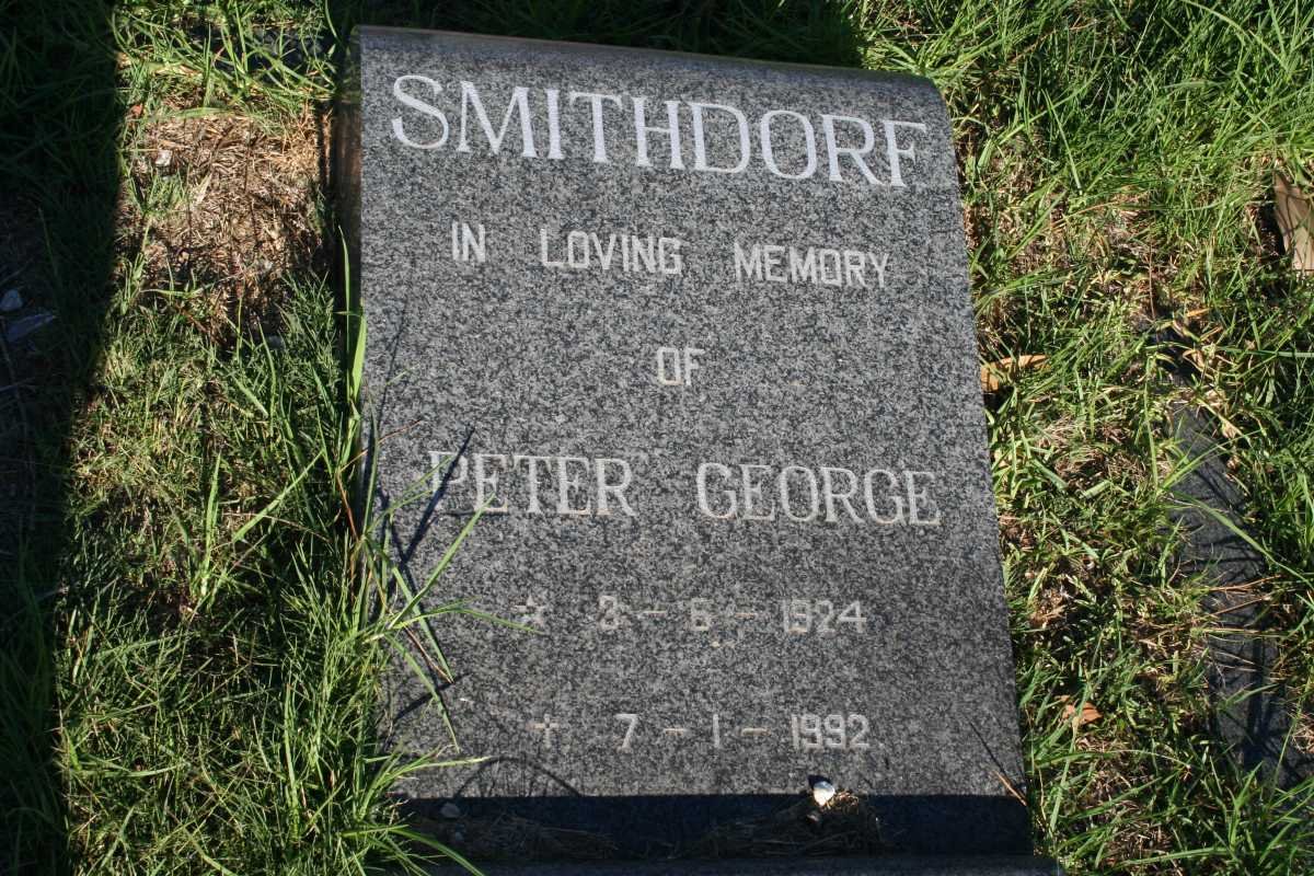 SMITHDORF Peter George 1924-1992