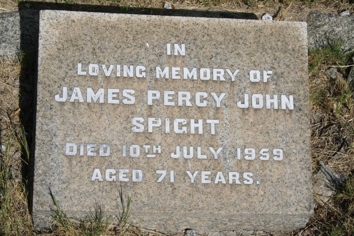 SPIGHT James Percy John -1959