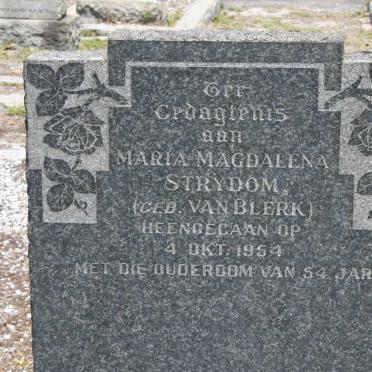 STRYDOM Maria Magdalena nee VAN BLERK -1954