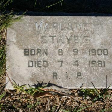 STRYBIS Margaret 1900-1981
