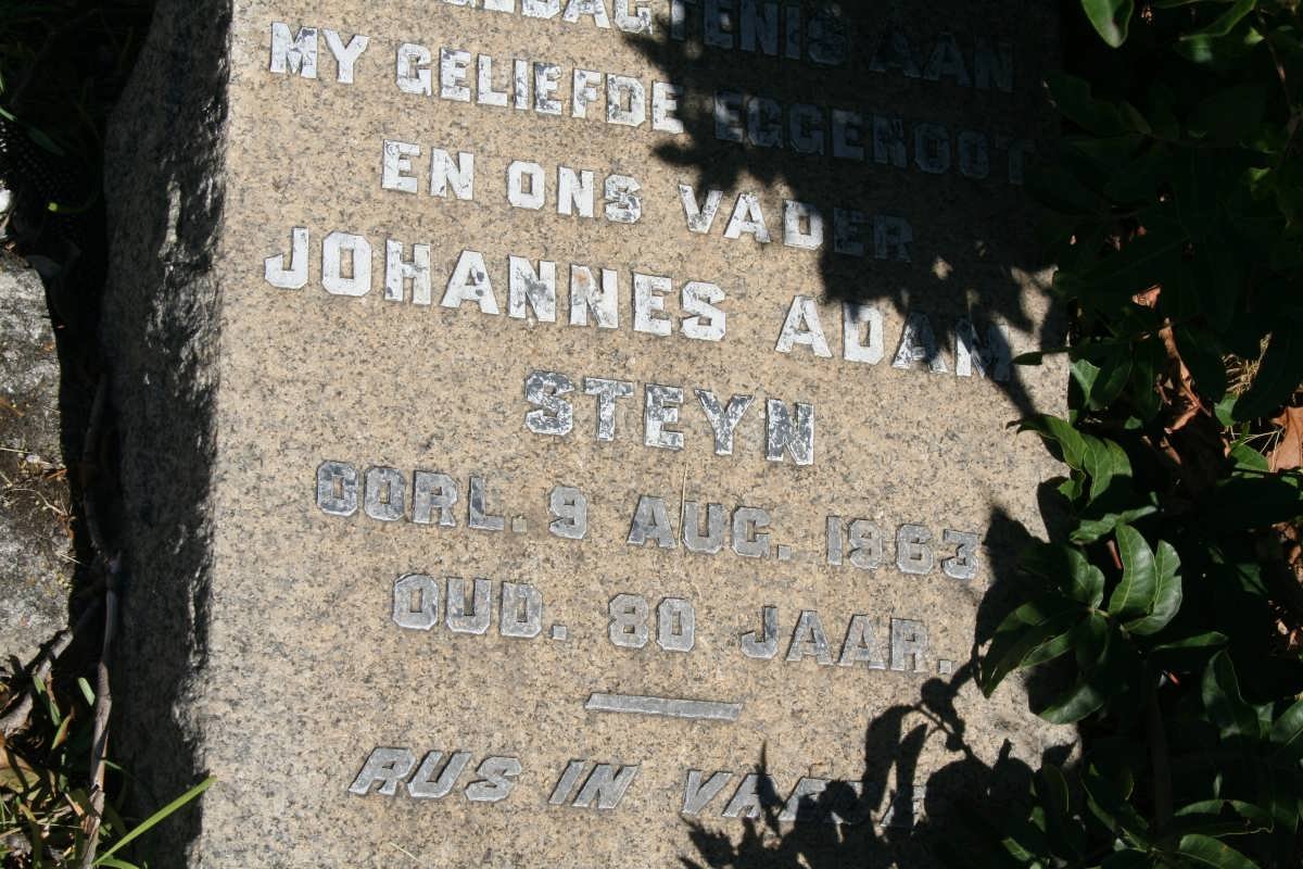 STEYN Johannes Adam -1963
