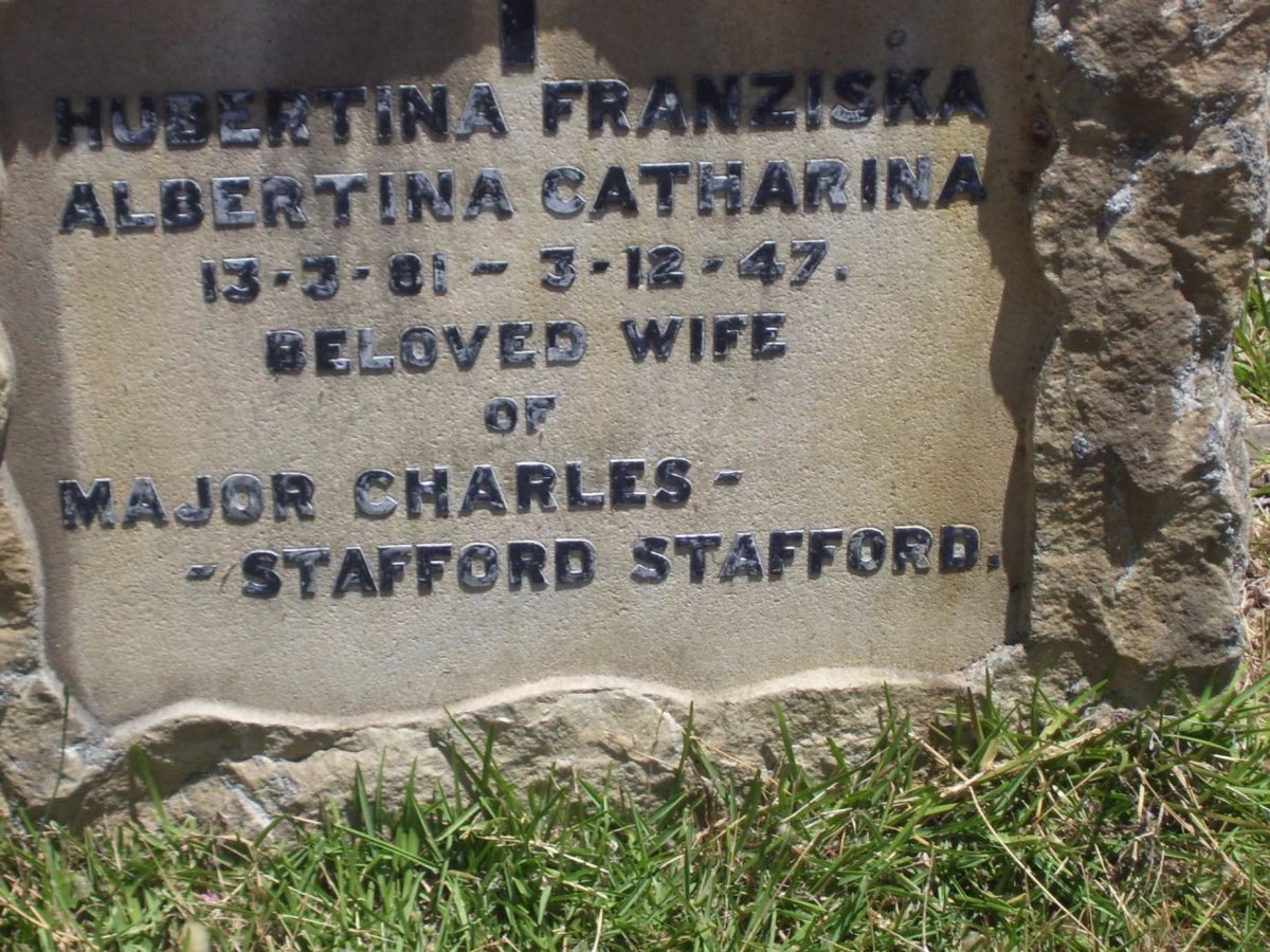 STAFFORD Hubertina Franziska Albertina Catharina 1881-1947