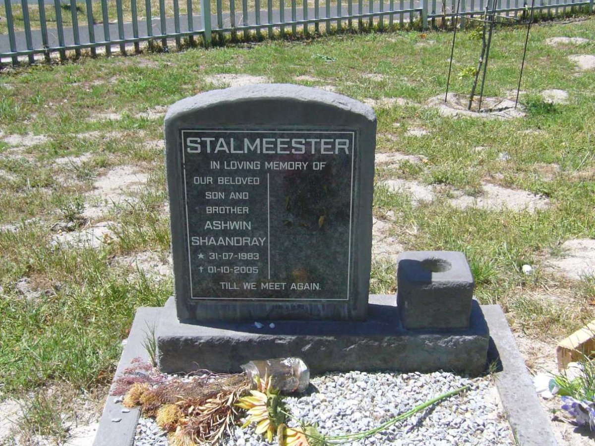 STALMEESTER Ashwin Shaandray 1983-2005