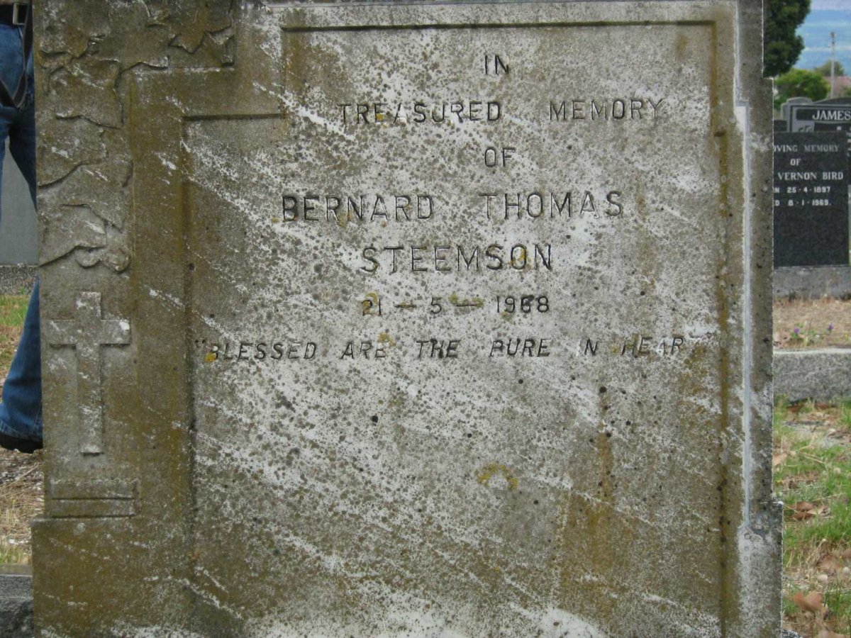 STEEMSON Bernard Thomas -1968