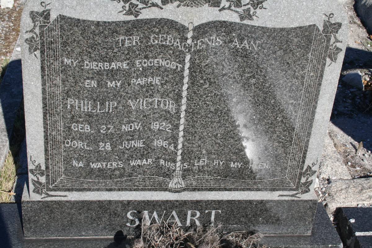 SWART Phillip Victor 1922-1964