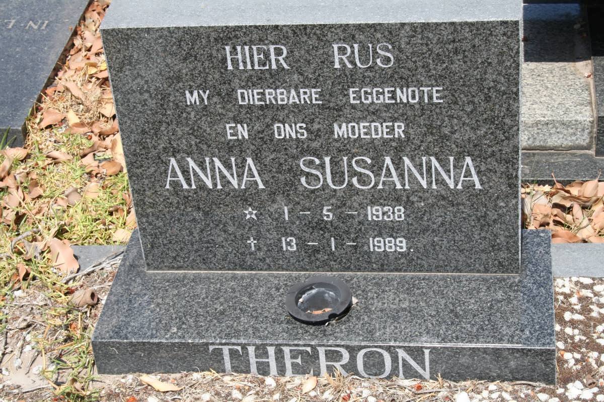 THERON Anna Susanna 1938-1989
