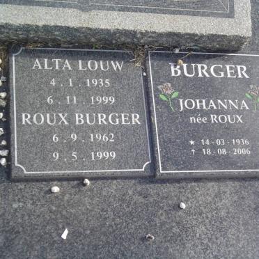 TONDER :: LOUW :: BURGER
