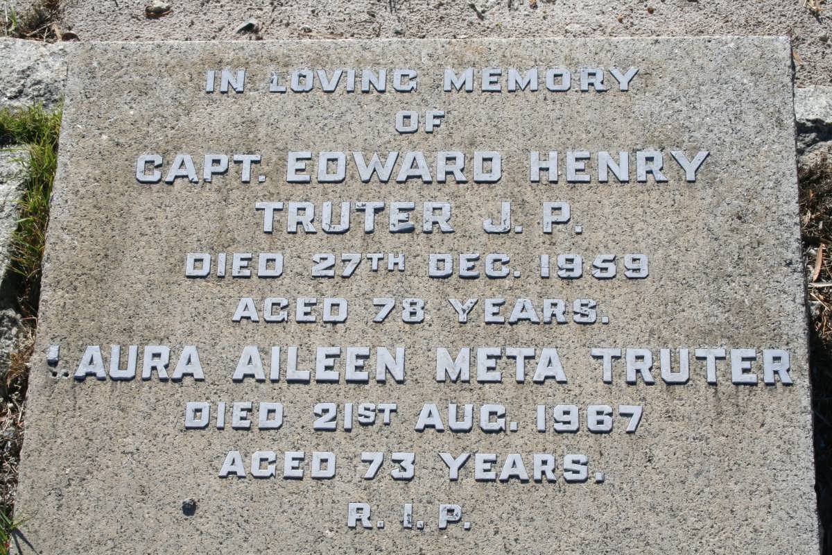 TRUTER Edward Henry -1959 &amp; Laura Aileen Meta -1967