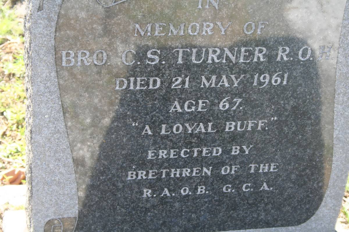 TURNER C.S. -1961