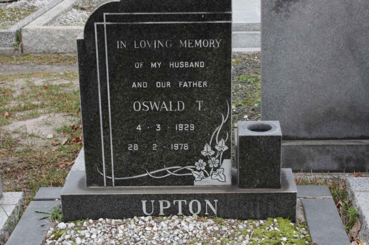 UPTON Oswald T. 1929-1978