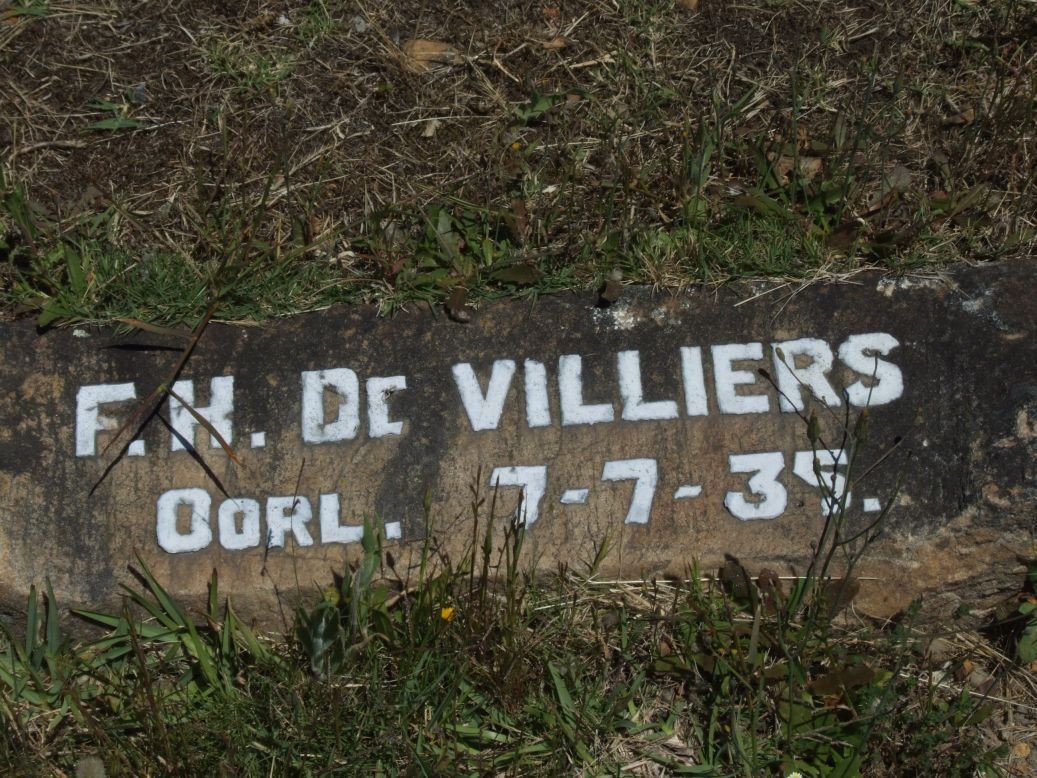 VILLIERS F.H., de -1935