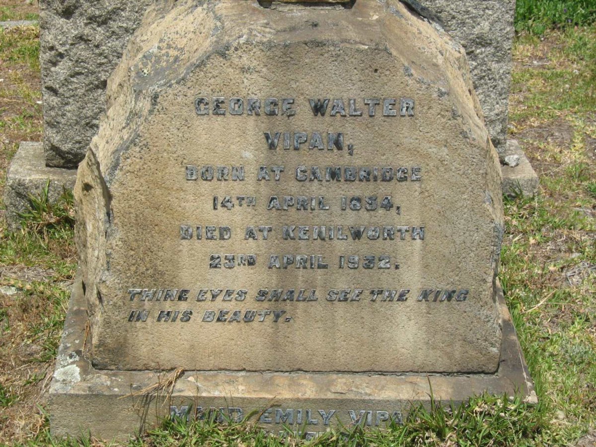 VIPAN George Walter 1854-1932