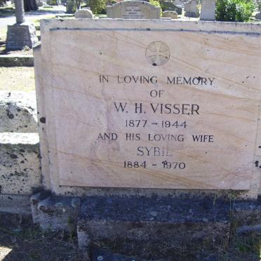 VISSER W.H. 1877-1944 &amp; Sybil 1884-1970