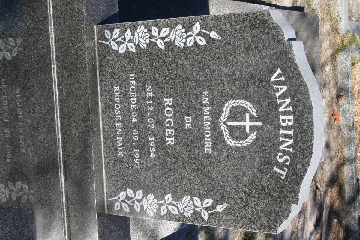 VANBINST Roger 1934-1997