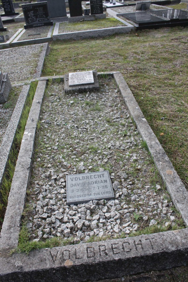 VOLBRECHT William 1881-1970 &amp; Hulda 1891-1970 :: VOLBRECHT Adrian 1955-1995