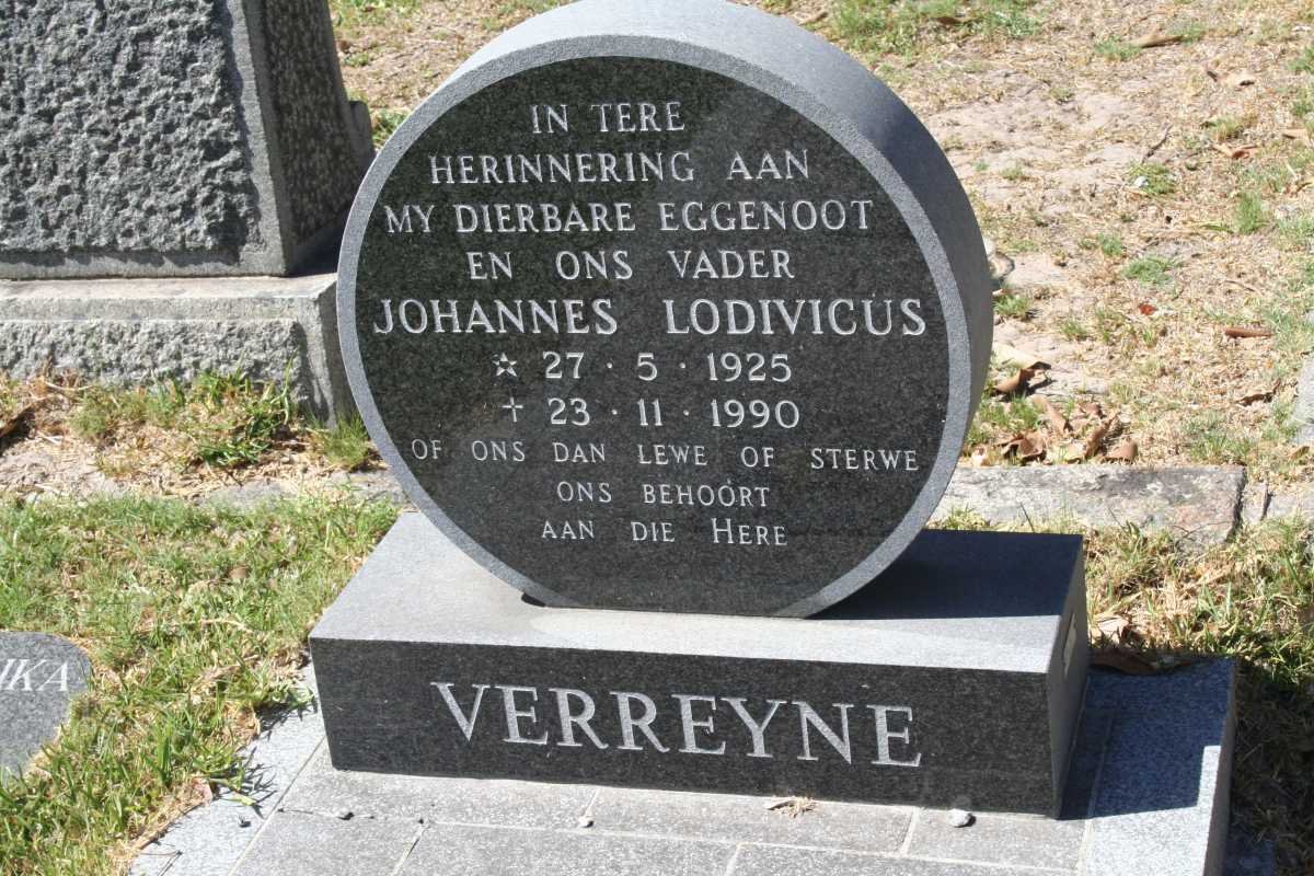 VERREYNE Johannes Lodivicus 1925-1990