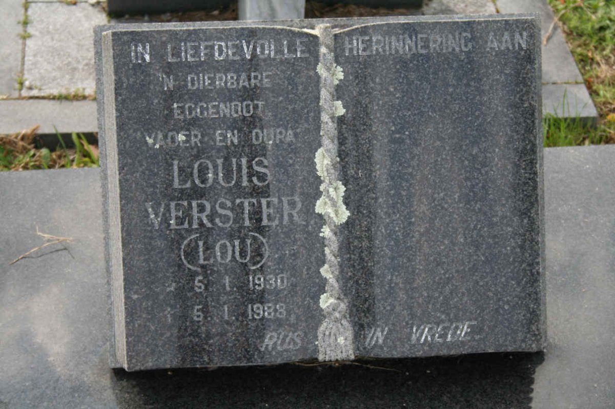 VERSTER Louis 1930-1988